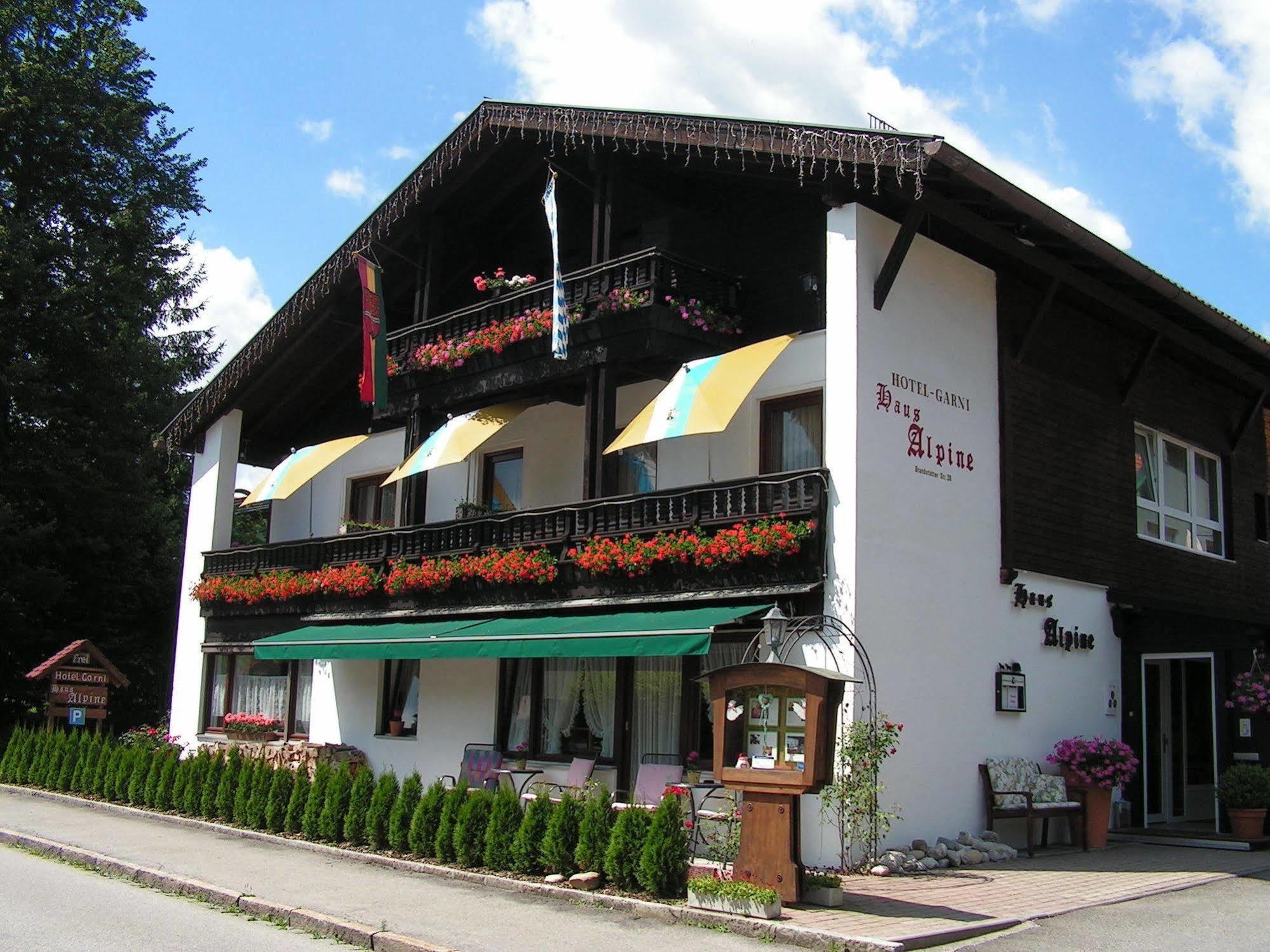 Hotel Garni Haus Alpine Ruhpolding Kültér fotó